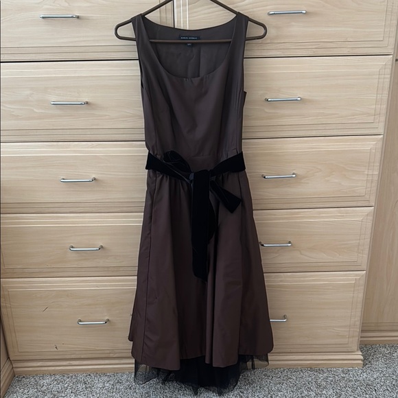NWOT Banana Republic brown sleeveless formal dress - Picture 1 of 4